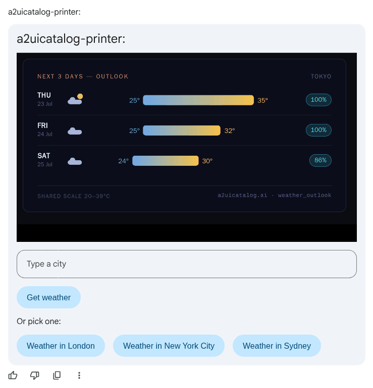 TextField primitive rendering in Gemini Enterprise